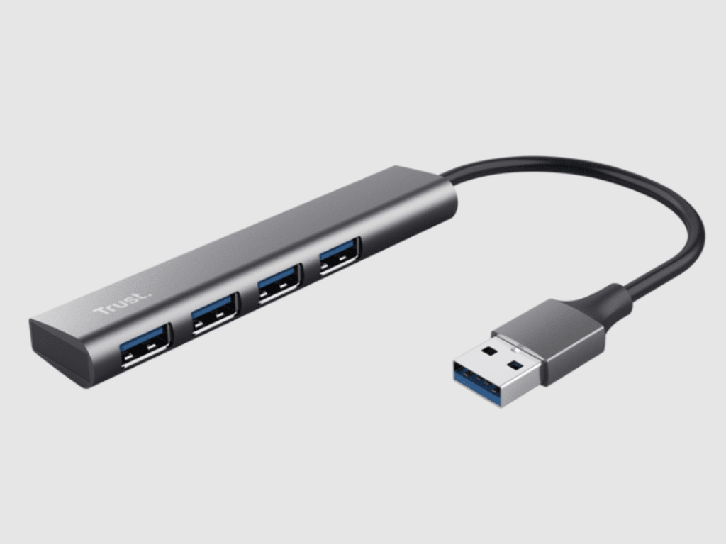 USB Hub Trust Halyx 4-PORT USB3.2 Aluminij