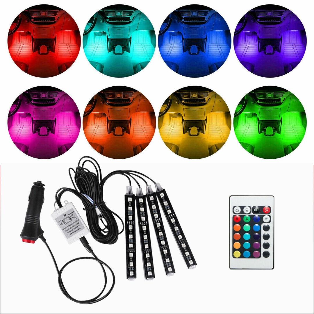 LED auto RGB Rasvjeta 12v podno ambijentalno