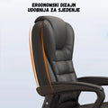 SET EOS KANCELARIJSKI STOL 100x60 BIJELI + MIRAGE KANCEALRIJSKA STOLICA YT-809 Platno Crna
