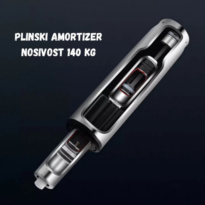 SET EOS KANCELARIJSKI STOL 100x60 BIJELI + MIRAGE KANCEALRIJSKA STOLICA YT-809 Platno Siva