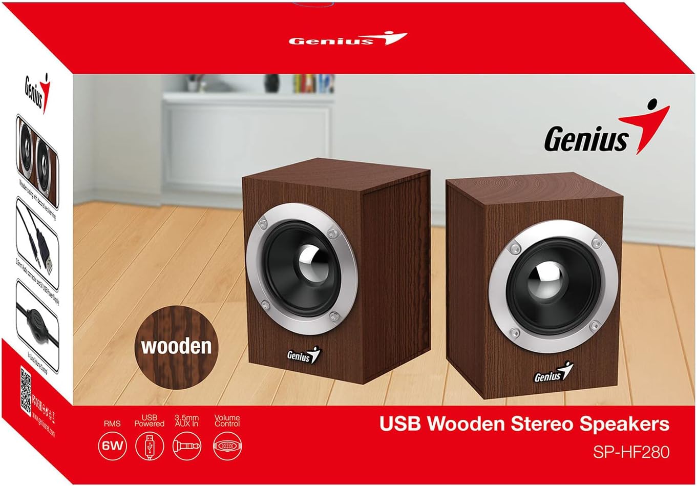 Zvučnici Genius SP-HF280 Wooden USB 2.0