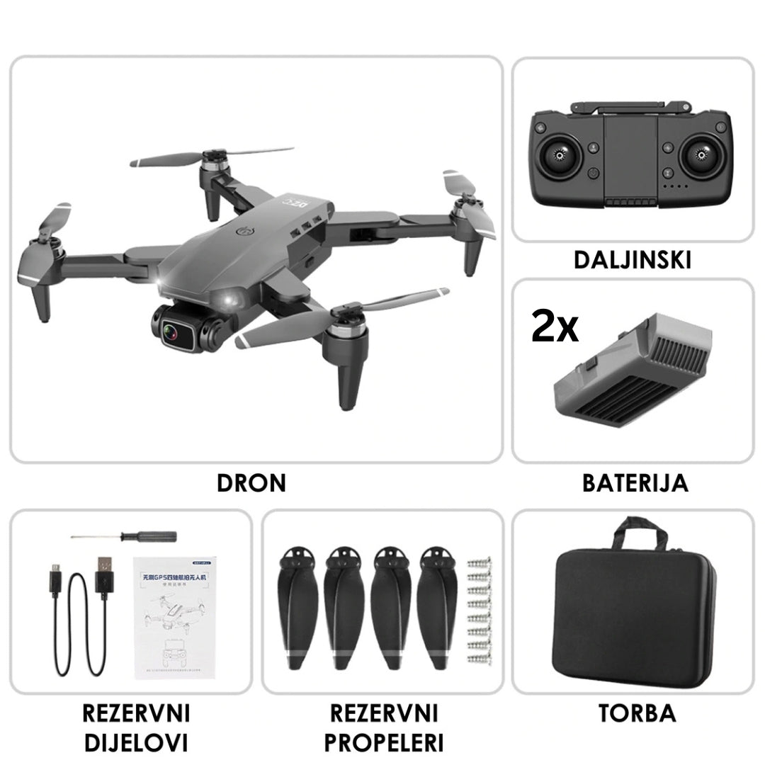 Dron RC Letjelica L900 Pro 2 baterije