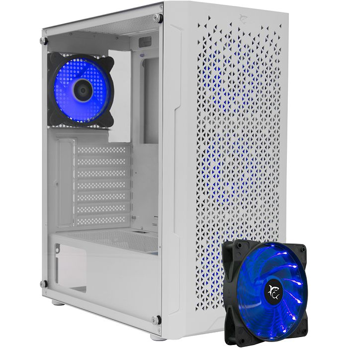 White Shark PC CASE GCC-2303 BULLET WHITE + 4 F