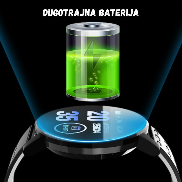 PAMETNI SAT 119+ SMART WATCH BIJELI