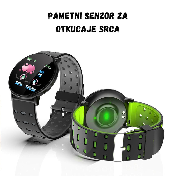 PAMETNI SAT 119+ SMART WATCH BIJELI