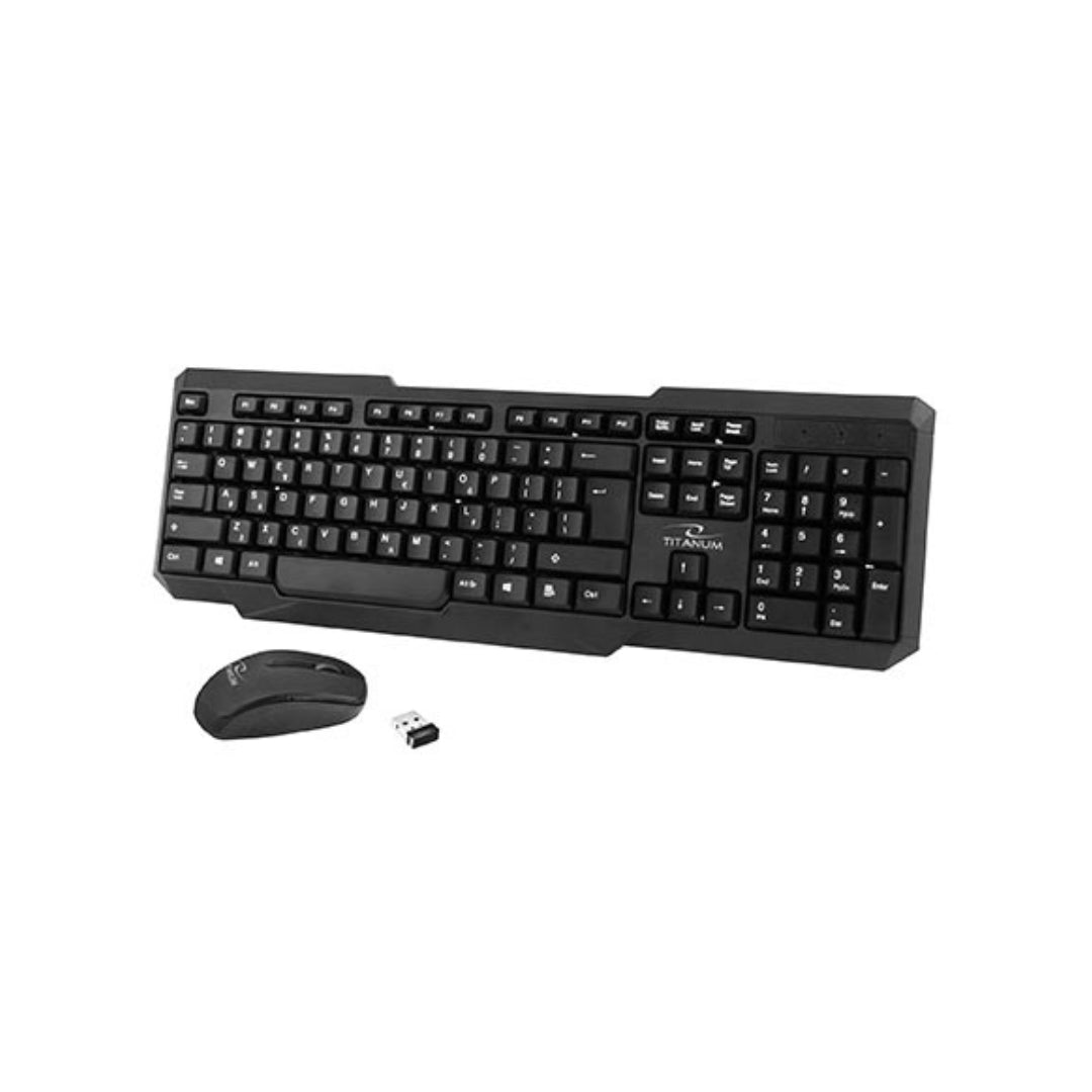 Tastatura i miš wireless TITANUM MEMPHIS TK108