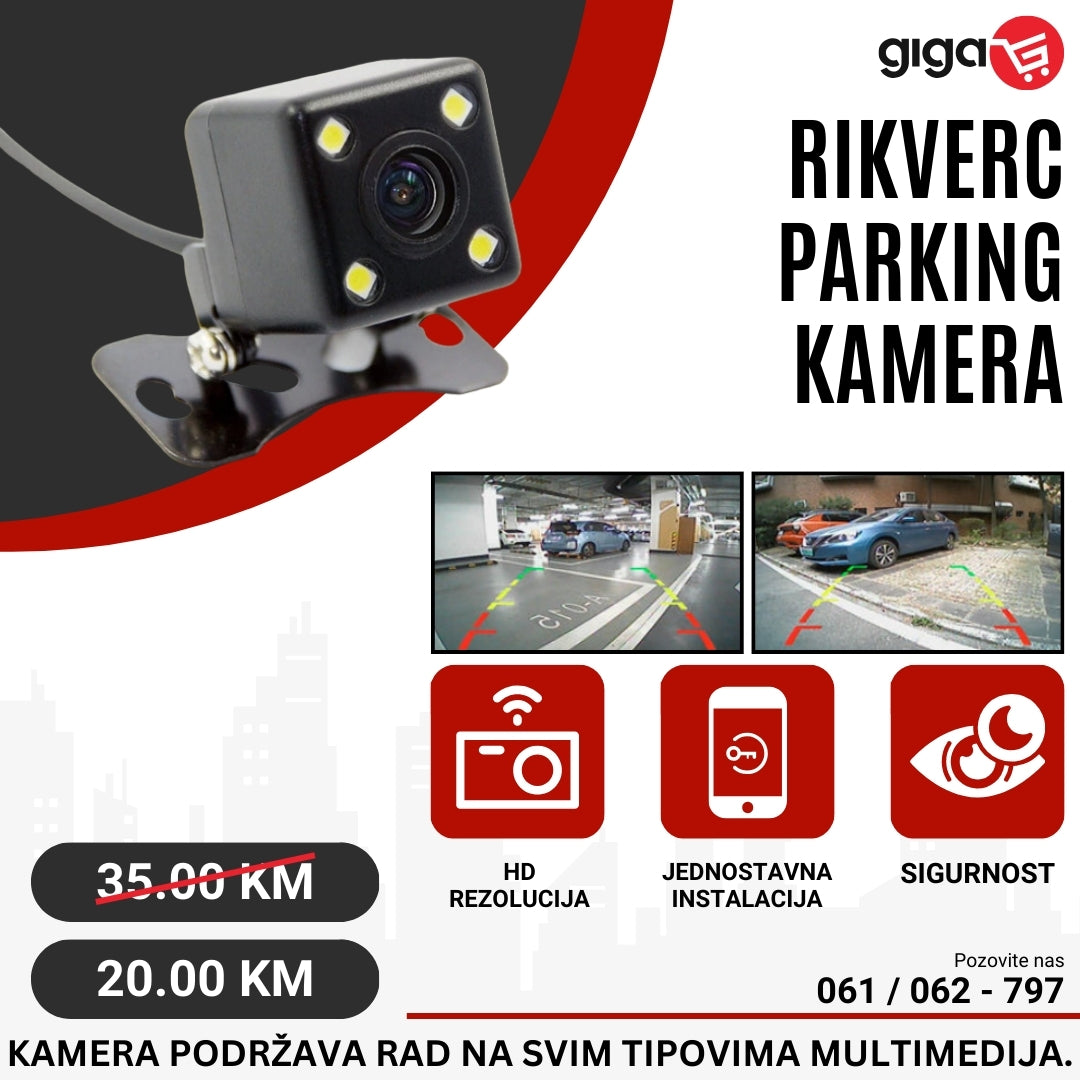 RIKVERC PARKING KAMERA 5 METARA KABAL