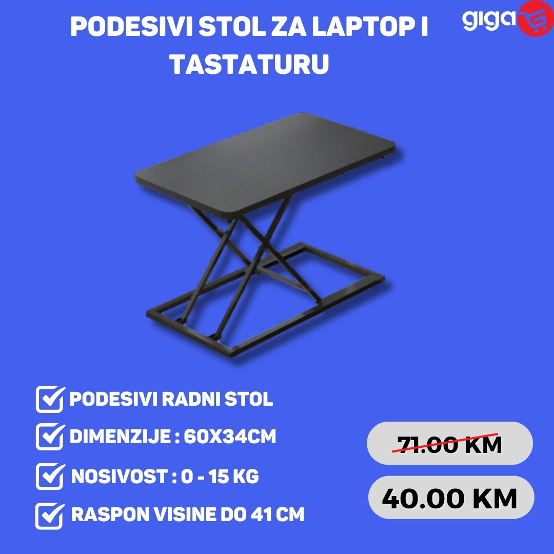 Podesivi stol postolje stalak za laptop sklopiv