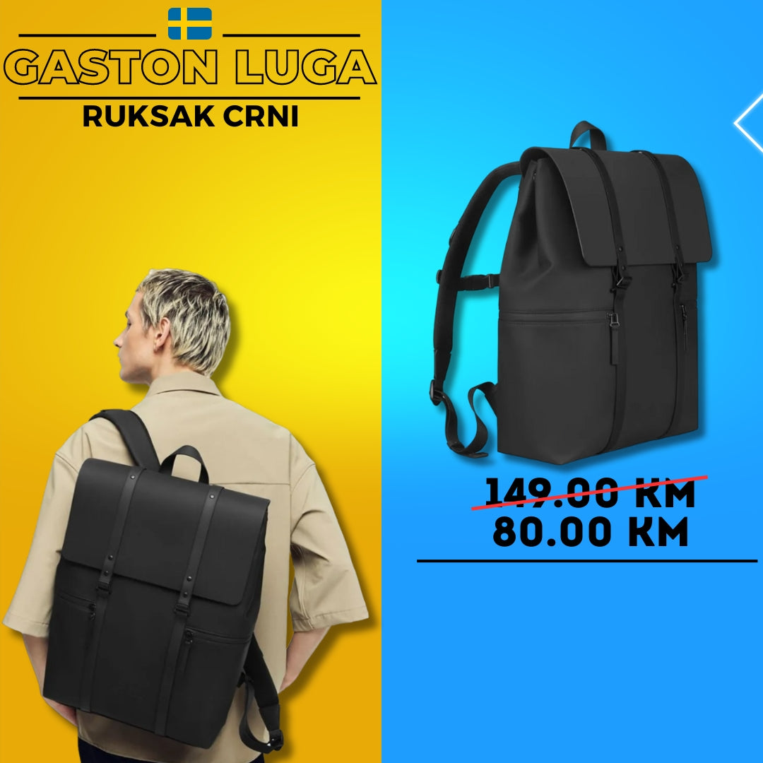 GASTON LUGA RUKSAK ZA LAPTOP 16" Crni