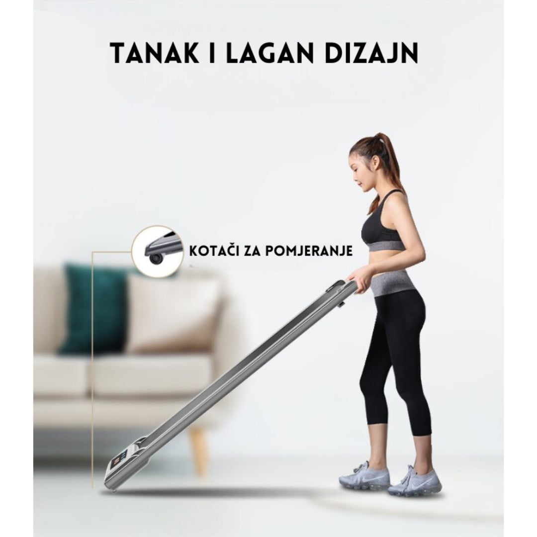 STRIDE FITNESS TRAKA ZA HODANJE I BRZI HOD SIVA