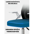 SET EOS KANCELARIJSKI RADNI STOL BIJELI + COMFORT ergonomska stolica YT-588 BIJELA-ROZA