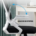 SET EOS KANCELARIJSKI RADNI STOL BIJELI + COMFORT ergonomska stolica YT-588 BIJELA-ROZA