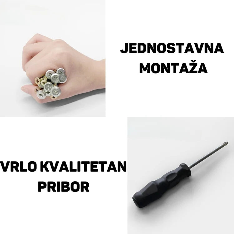 SET EOS KANCELARIJSKI STOL 100x60 BIJELI + MIRAGE KANCEALRIJSKA STOLICA YT-809 Platno Crna