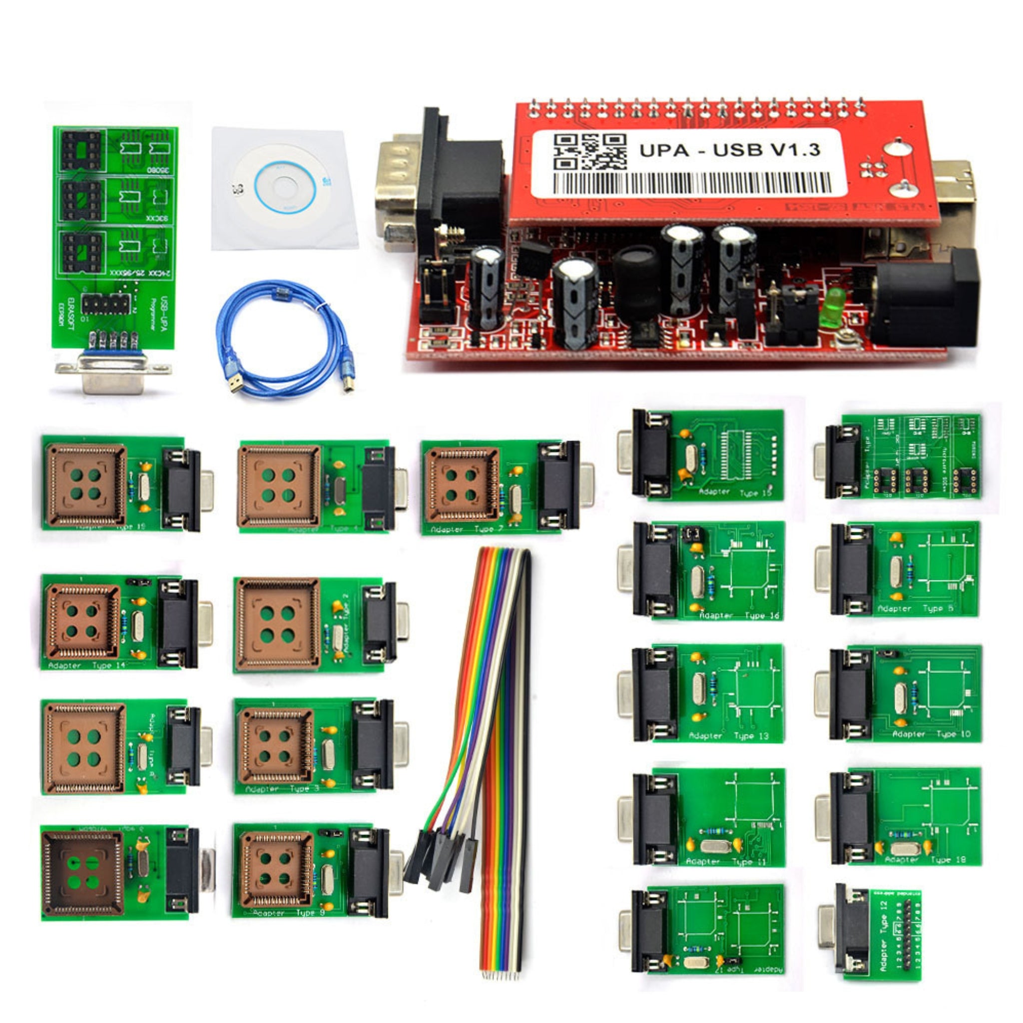 UPA USB PROGRAMER v1.3 FULL V2014 ADAPTERI