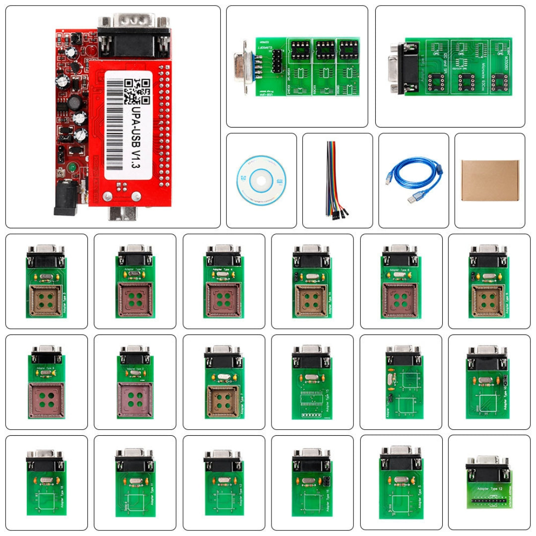 UPA USB PROGRAMER v1.3 FULL V2014 ADAPTERI