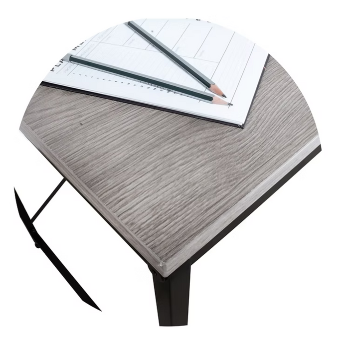 SET BRIM KANCELARIJSKI STOL SIVI + DOCK POLICA SIVA 84 CM