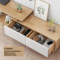 SET NAELIS TV KOMODA 120+80 CM + CANOPIA KLUB STO DNEVNI
