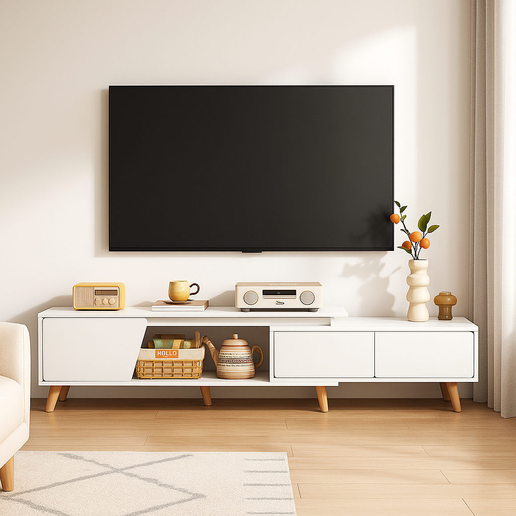 SET NAELIS TV KOMODA 120+80 CM + CANOPIA KLUB STO DNEVNI