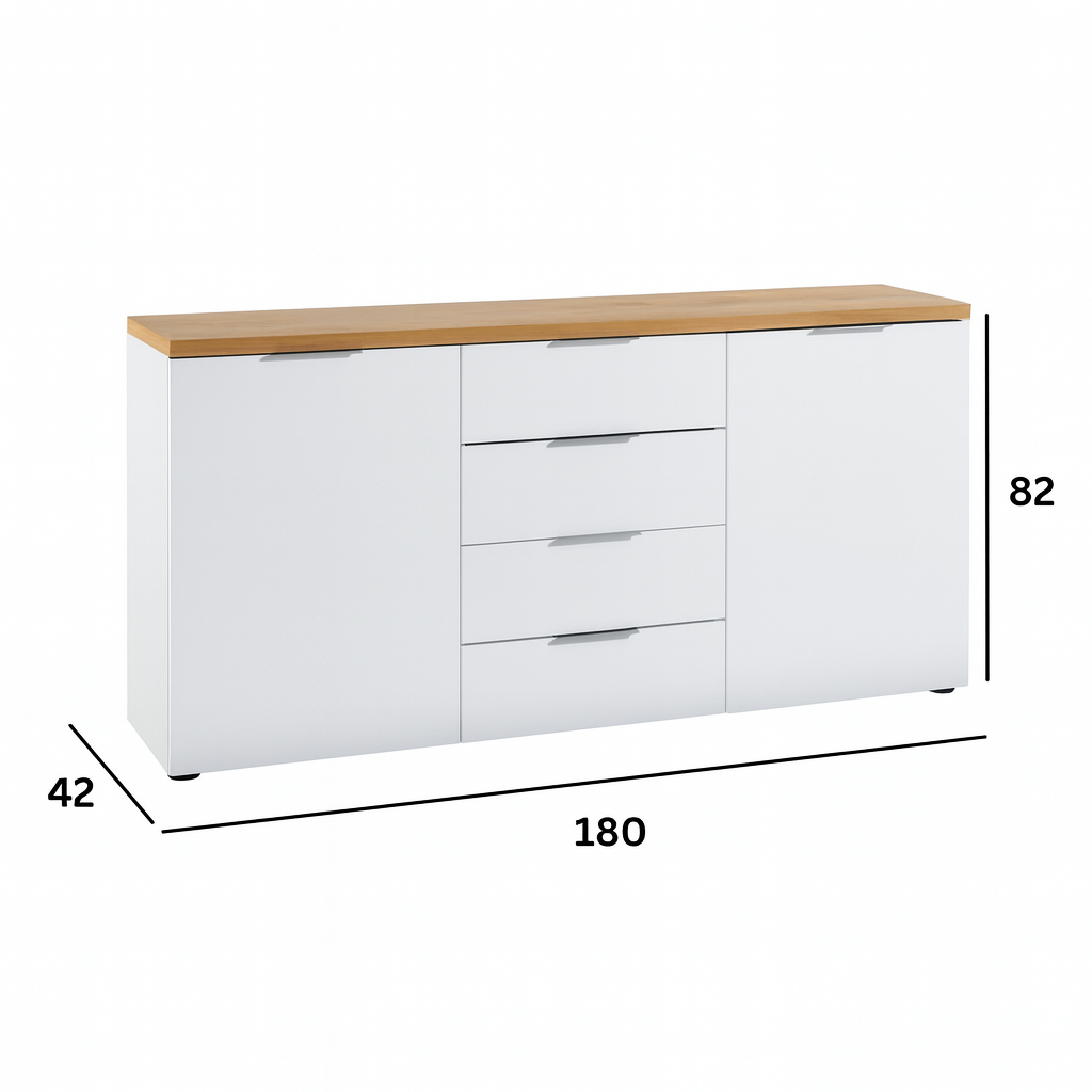 REVO KOMODA 180 CM BIJELA