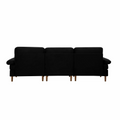AKVILE UGAONA GARNITURA SOFA CRNA