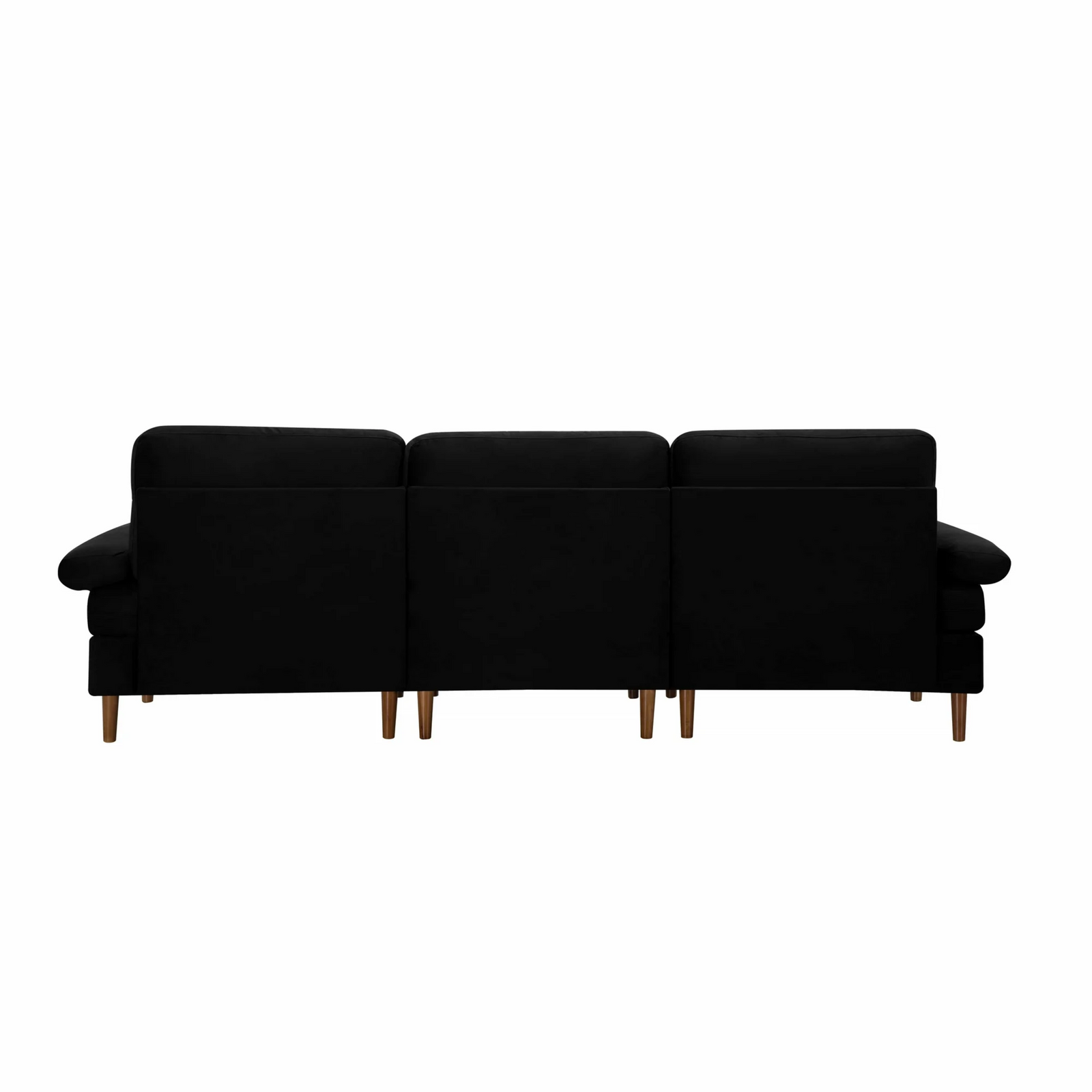 AKVILE UGAONA GARNITURA SOFA CRNA