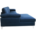 KAVEAH UGAONA GARNITURA SOFA PLAVA