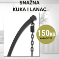 NUVIA VISEĆA LEŽALJKA GNIJEZDO SIVA
