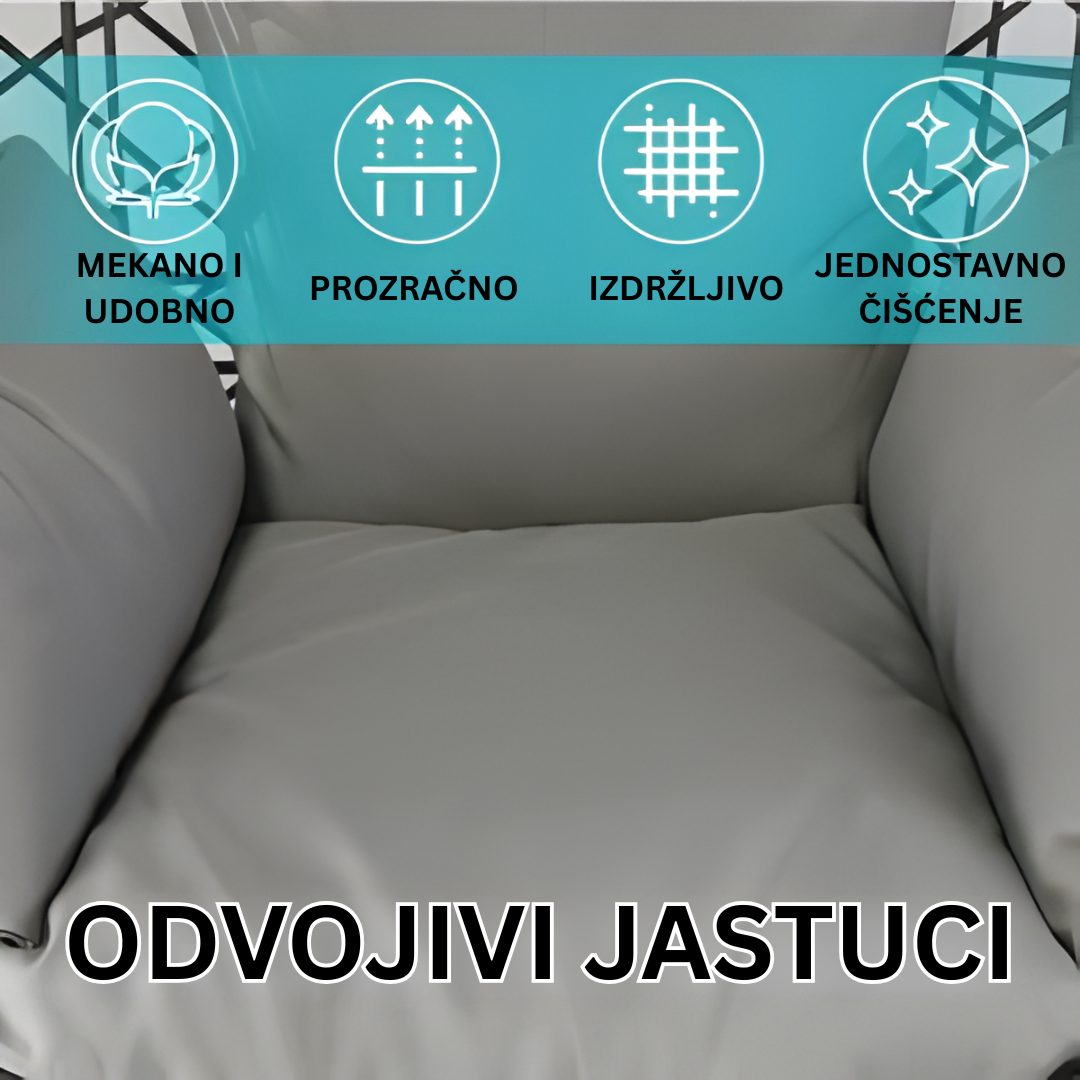 NUVIA VISEĆA LEŽALJKA GNIJEZDO SIVA