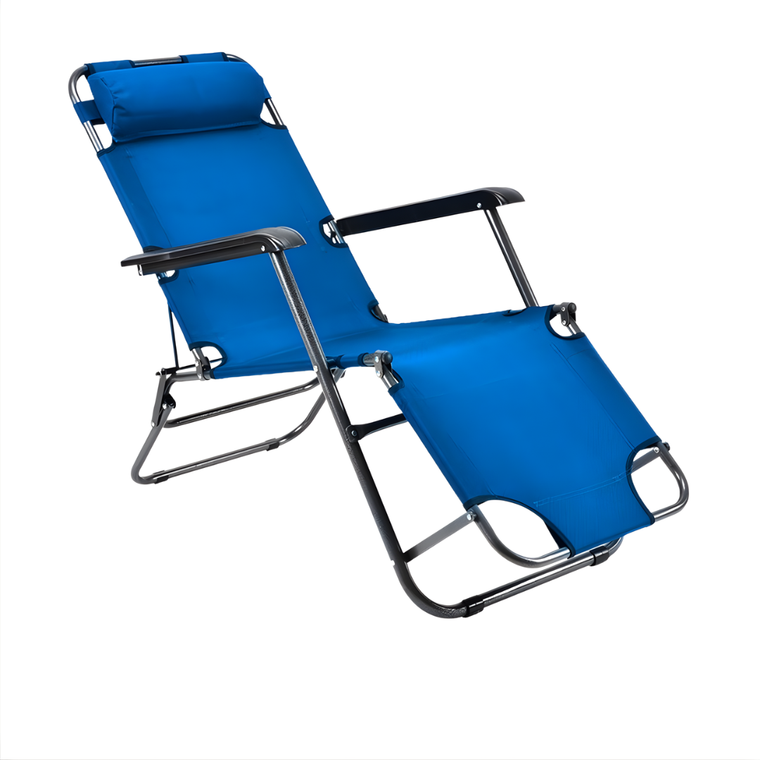 KAMPING COMBO - 2X PLAVA LEŽALJKA + GRATIS MALI STOL