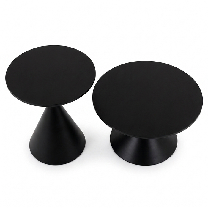CONIC DNEVNI KLUB STOL CRNI 70X50 CM