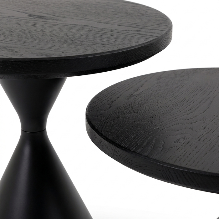 CONIC DNEVNI KLUB STOL CRNI 70X50 CM
