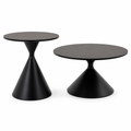 CONIC DNEVNI KLUB STOL CRNI 70X50 CM