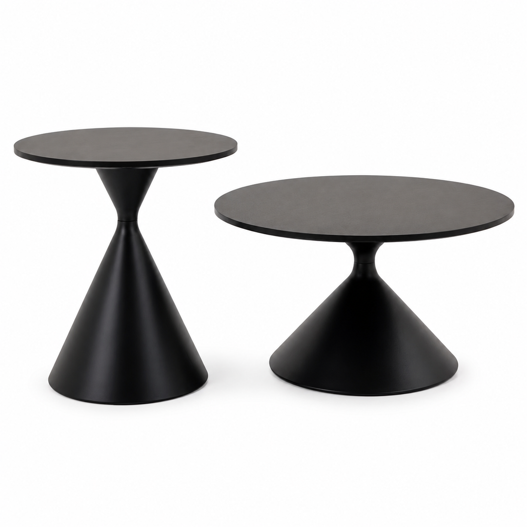CONIC DNEVNI KLUB STOL CRNI 70X50 CM