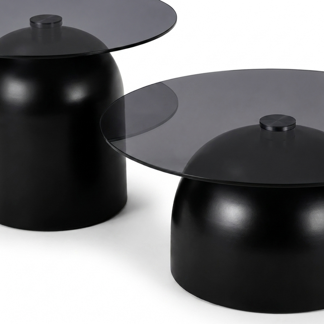 SOLOS DNEVNI KLUB STOL CRNI 70X50 CM
