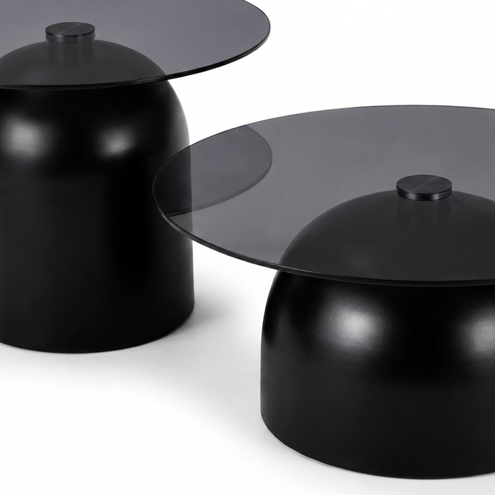 SOLOS DNEVNI KLUB STOL CRNI 70X50 CM