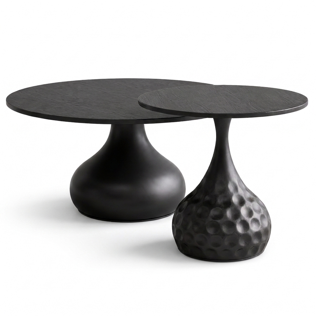 MURA DNEVNI KLUB STOL CRNI 70X50 CM