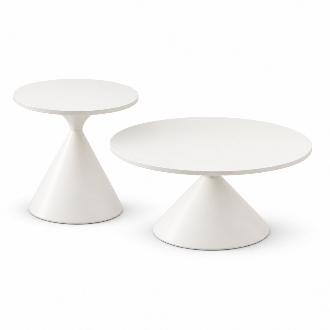 CONIC DNEVNI KLUB STOL BIJELI 70X50 CM