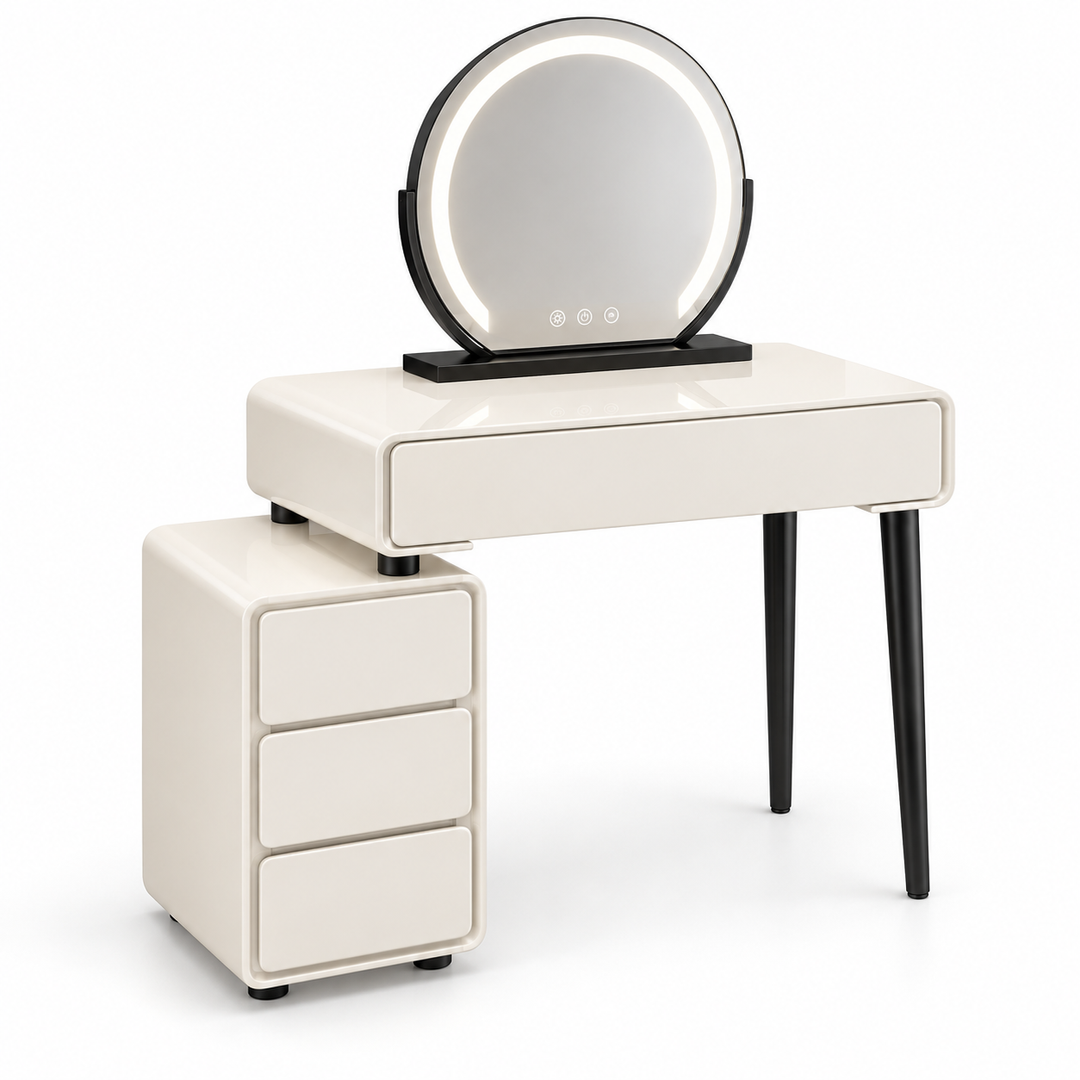 ISKRA STOL ZA ŠMINKANJE SA OGLEDALOM 80CM