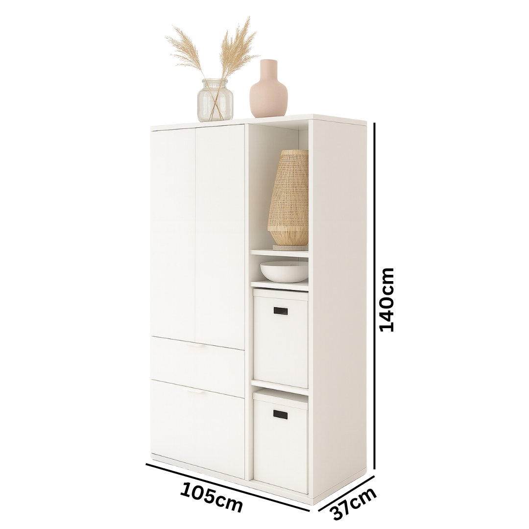 VISTAL ORMAR 105x140CM BIJELI