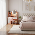THALIA STOL SMINKANJE 80 CM ROZI + ROZA CHARM STOLICA