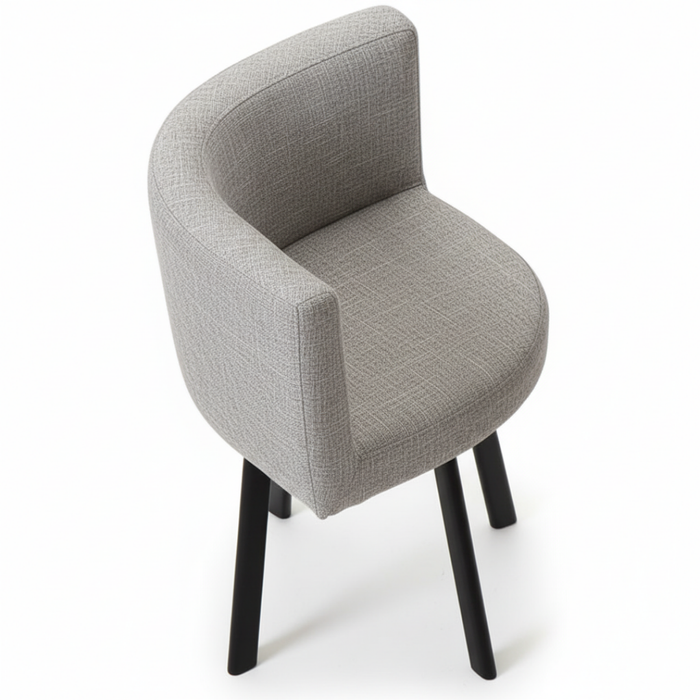 SKAYA SET 4X SVJETLO SIVA STOLICA PLATNO + CRNI KAMENI