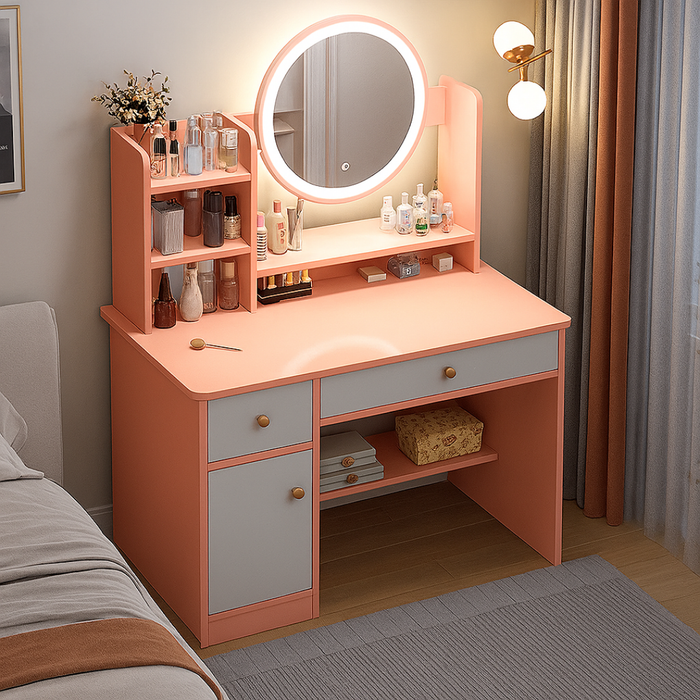THALIA STOL SMINKANJE 80 CM ROZI + ROZA CHARM STOLICA