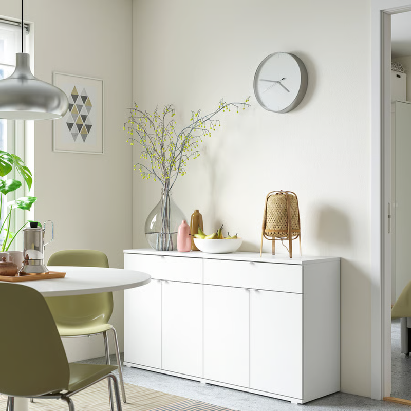 DEXTRA KOMODA 140x75CM BIJELA
