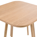 FURNIQ SET 4X ZELENA STOLICA PLATNO + SMEĐI STOL