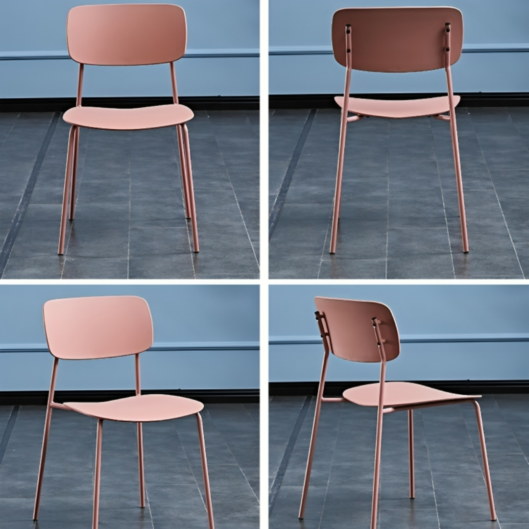 THALIA STOL SMINKANJE 80 CM ROZI + ROZA CHARM STOLICA