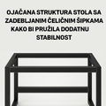 SET ODYSSEY STOLICA CRNA BIJELI RAM I EOS STOL