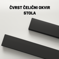 SET ODYSSEY STOLICA CRNA BIJELI RAM I EOS STOL