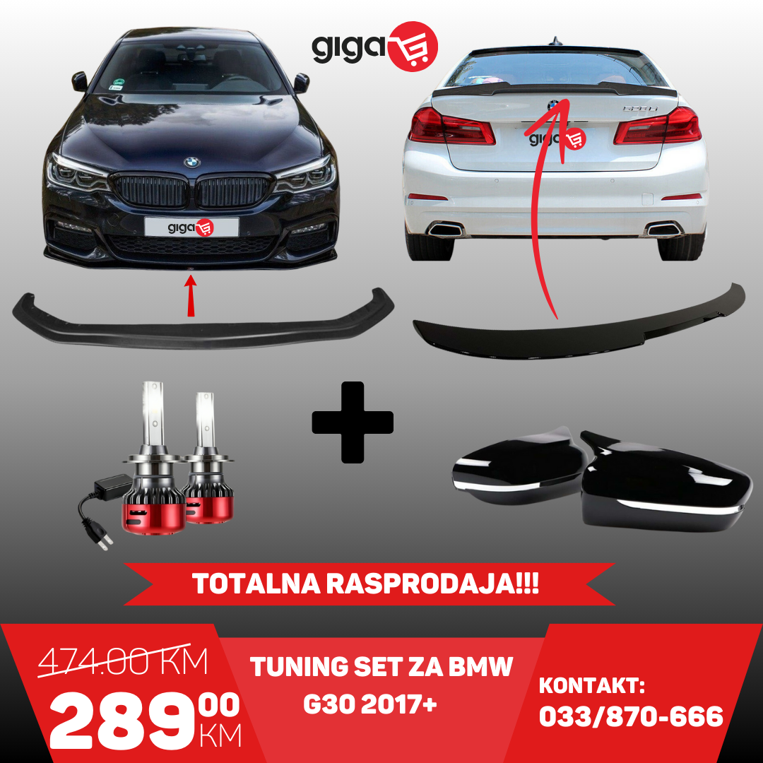 TUNING SET ZA BMW G30 2017+