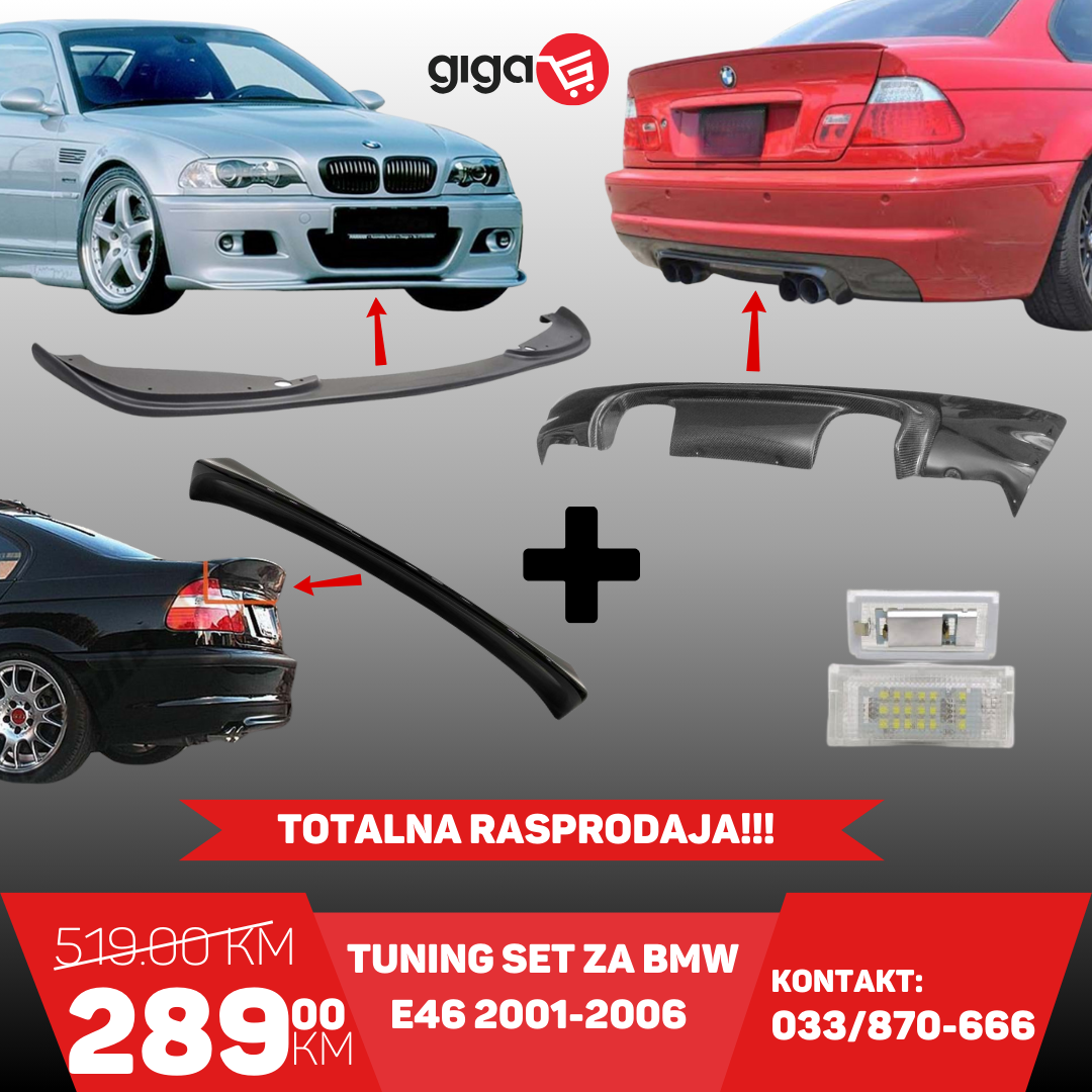 TUNING SET ZA BMW E46 2001-2006