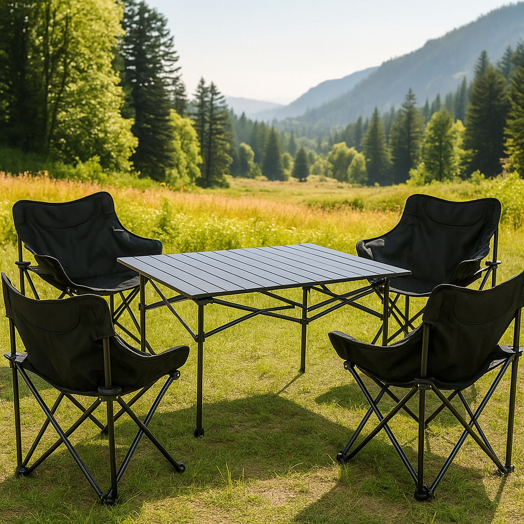 KAMPING COMBO - 4x STOLICE + VELIKI STOL